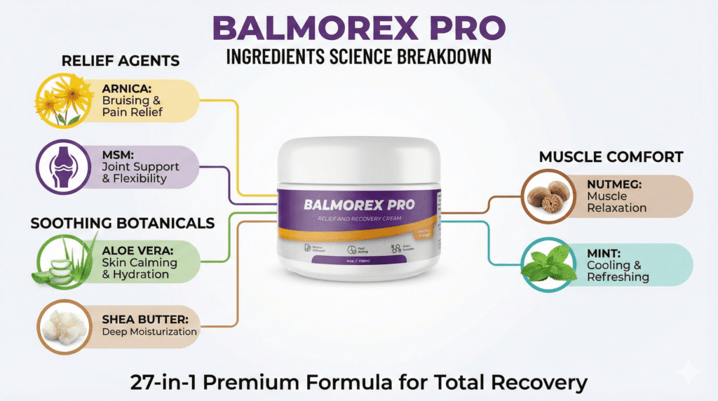 Balmorex Pro Ingredients Science Breakdown.