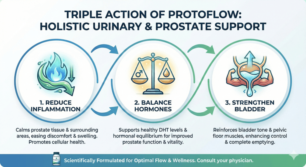 ProtoFlow 10-in-1 ingredient breakdown and benefits.